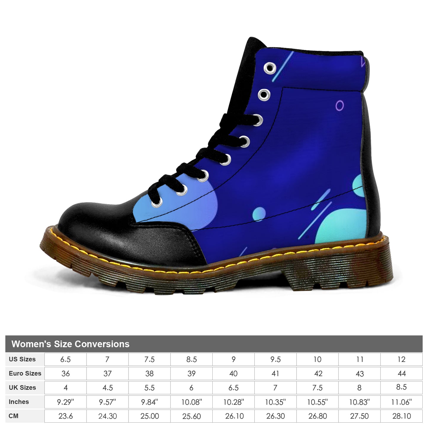 Winter Round Toe Women's Boots  - Galaxy