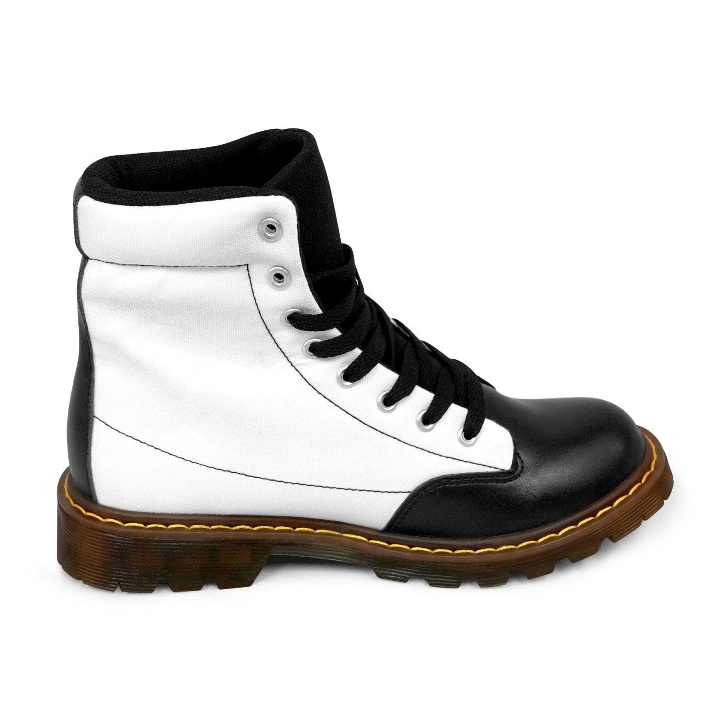 Winter Round Toe Women's Boots  - Classic White