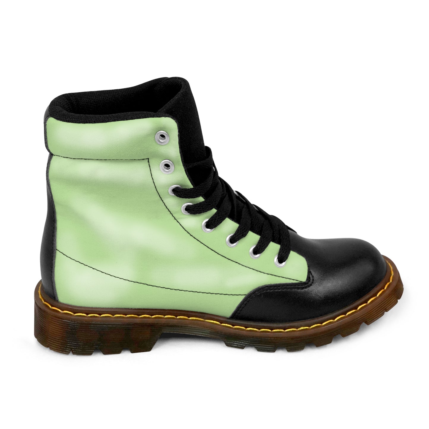 Winter Round Toe Women's Boots  - Mint Green
