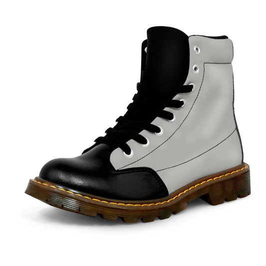 Winter Round Toe Women's Boots  - Classic Grey