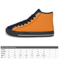 Vancouver High Top Canvas Men's Shoes - Blue & Orange