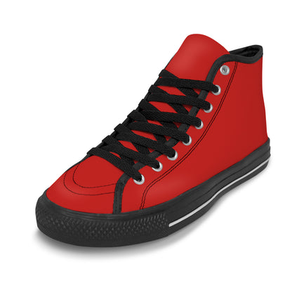 Vancouver High Top Canvas Men's Shoes - Classic Red