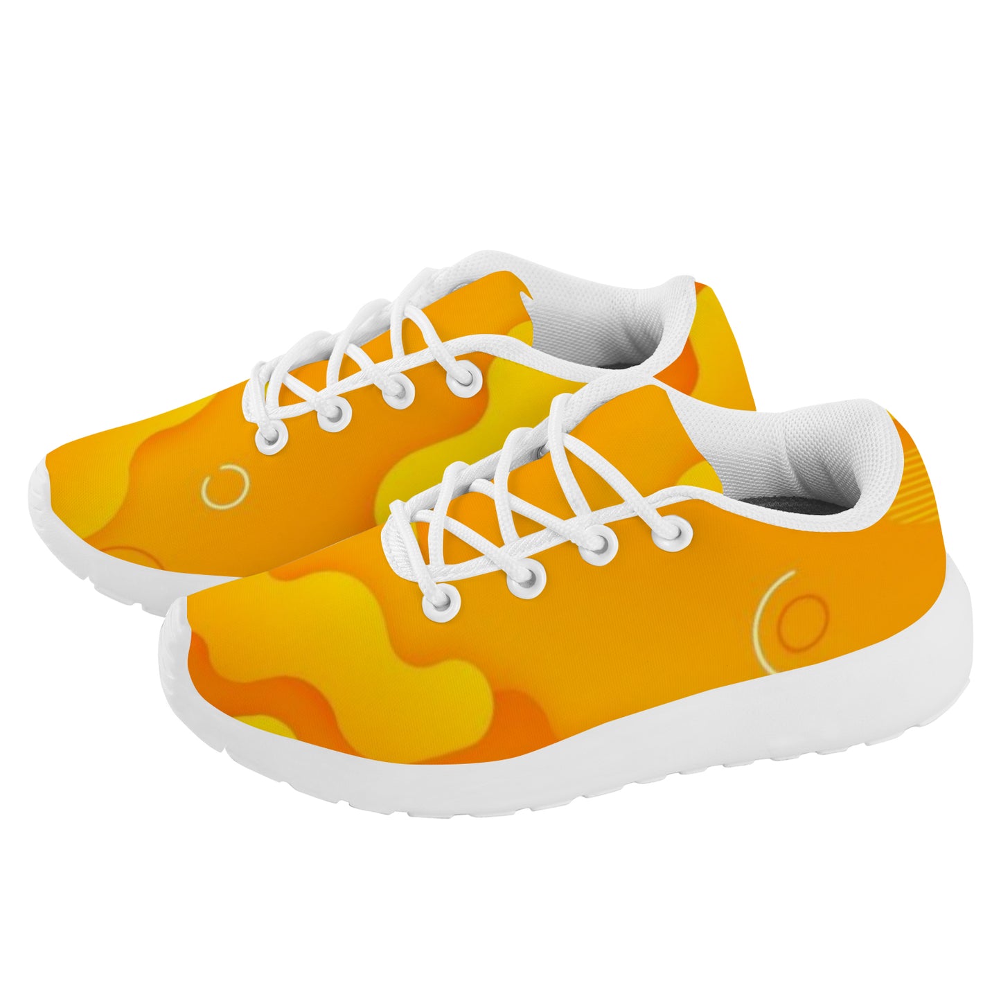 Kid's Sneakers - Electric Orange