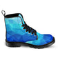 Men's Lace Up Canvas Boots - Blue Ice