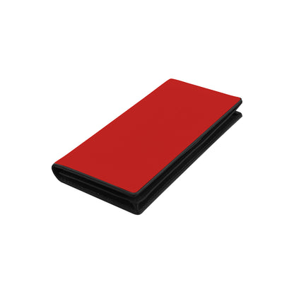 Women's Leather Wallet - Classic Red