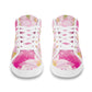 Chukka Canvas Women's Shoes - Pink Floral