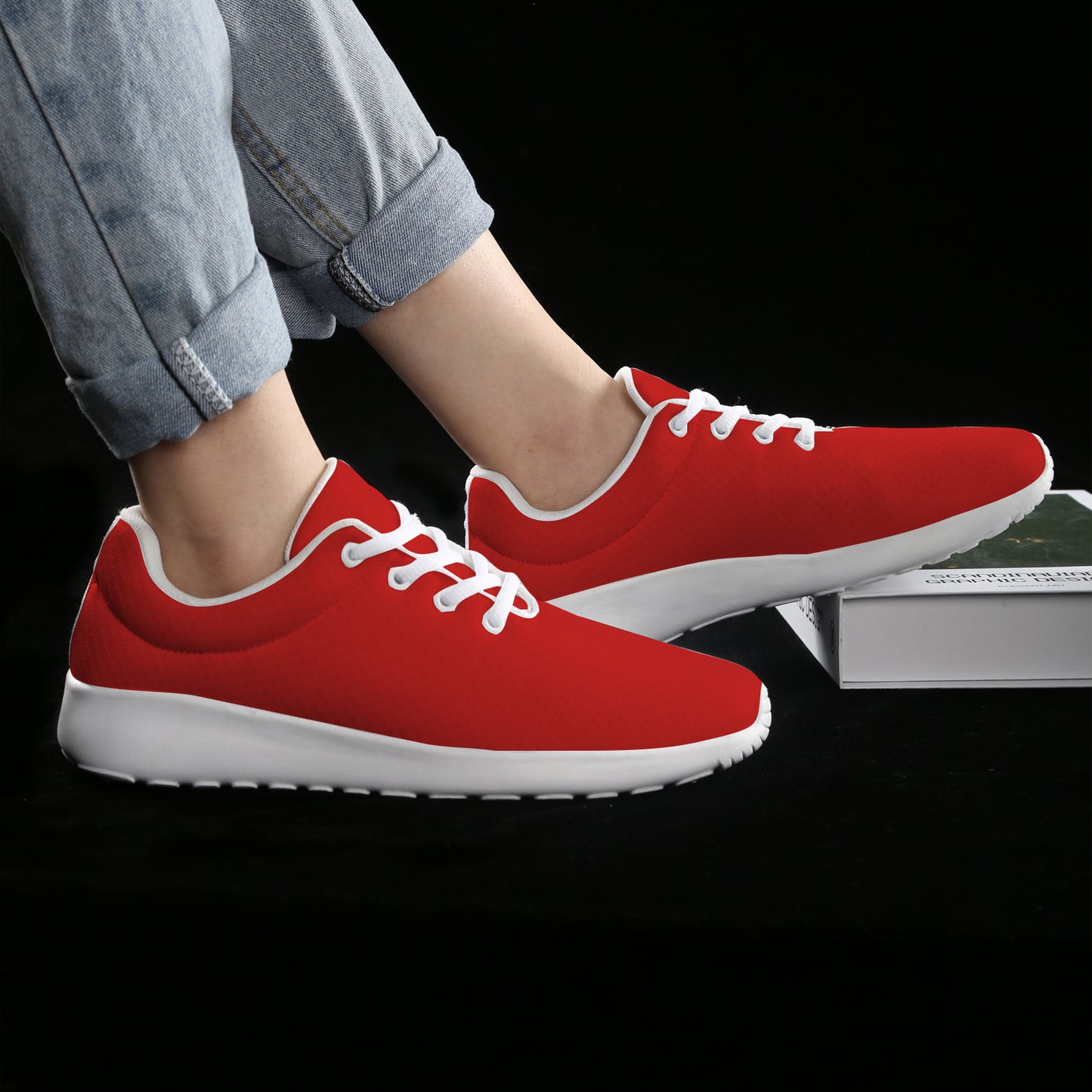 Men's Athletic Shoes - Classic Red
