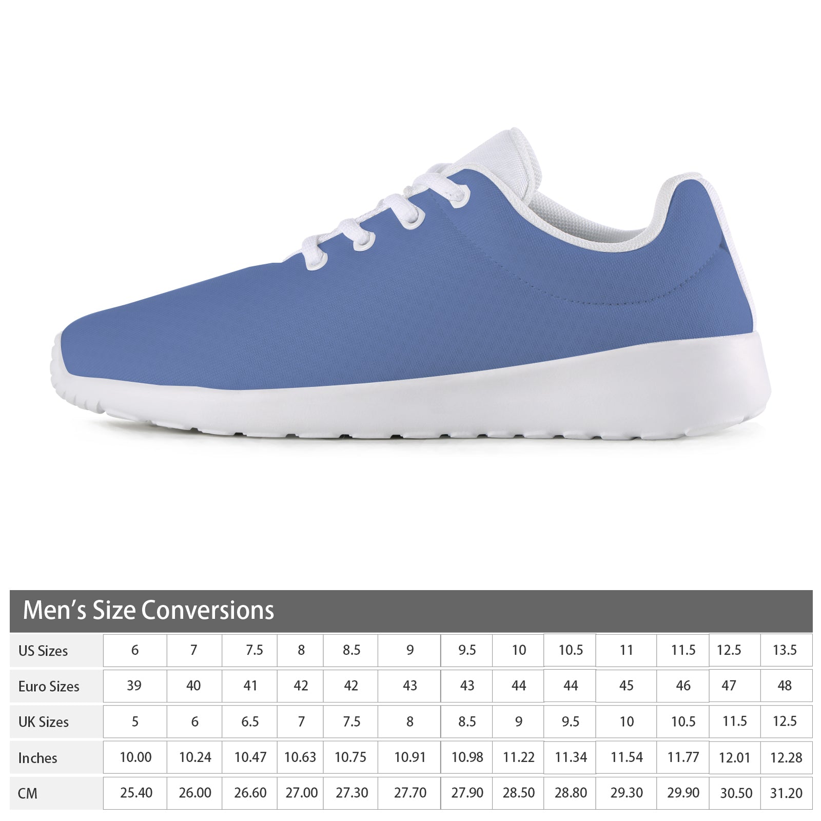 Men's Athletic Shoes - Blue/White Combo | Sneakers n Slides