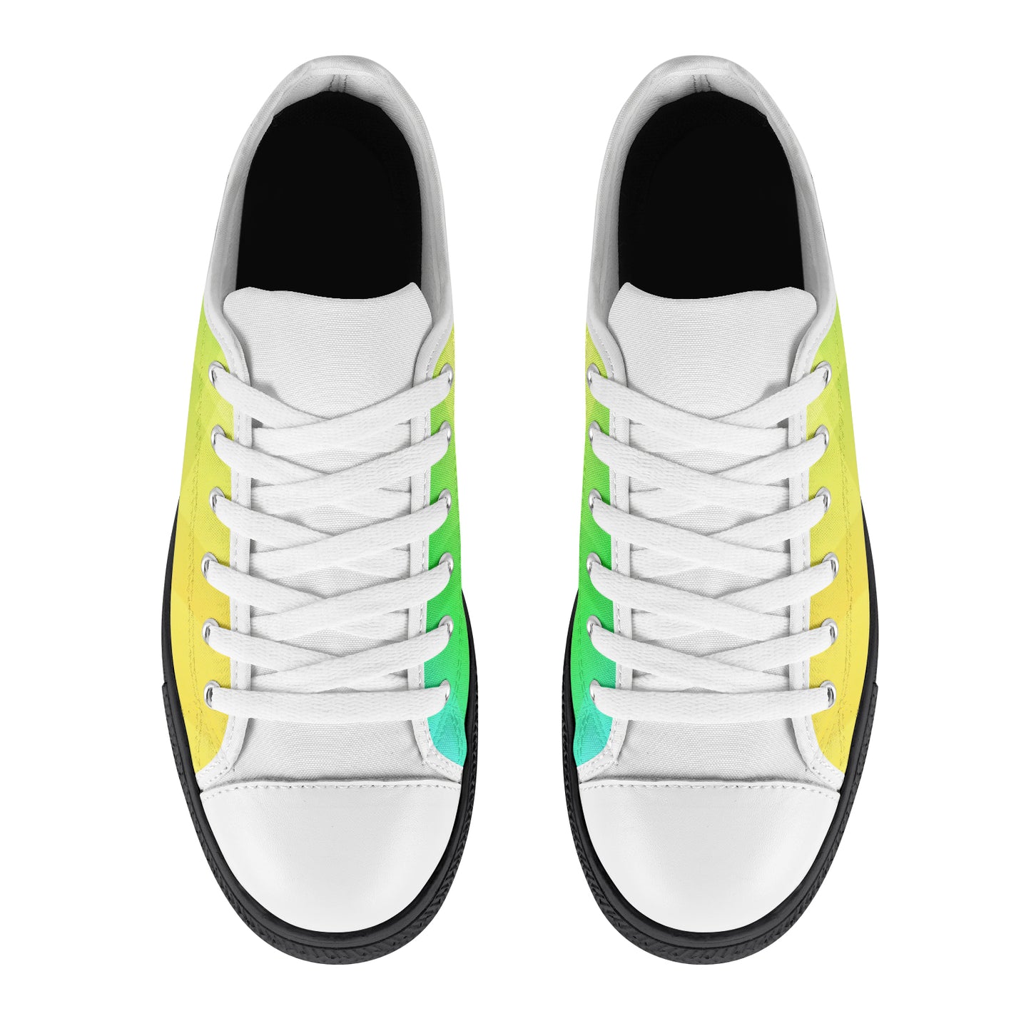 Women's Sneakers - Yellow/Green Pixel