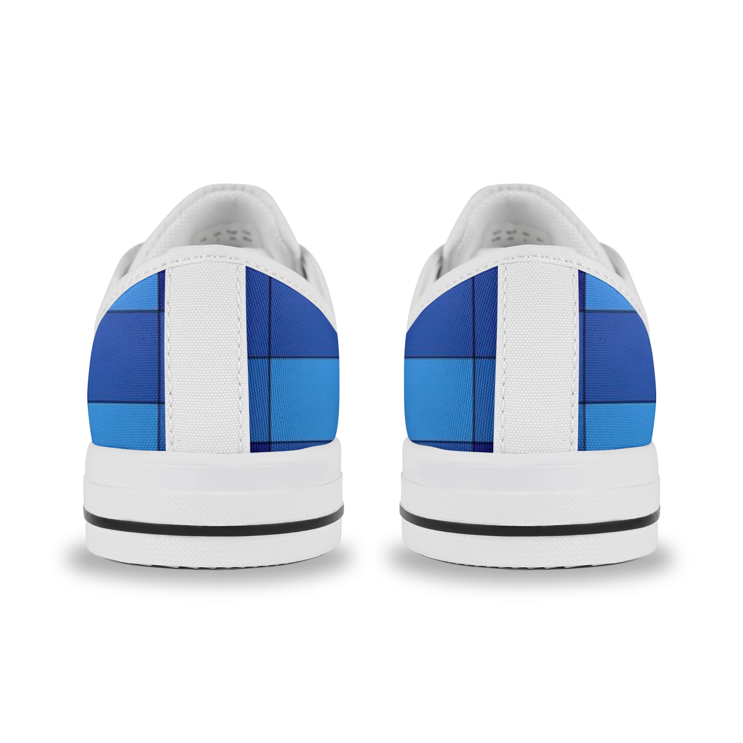 Women's Sneakers - Blue Cubes