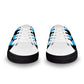Men's Canvas Sneakers - Blue/Black Checkers