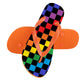 Slides - Rainbow Checkered