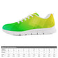 Men's Breathable Sneakers - Green/Yellow Combo