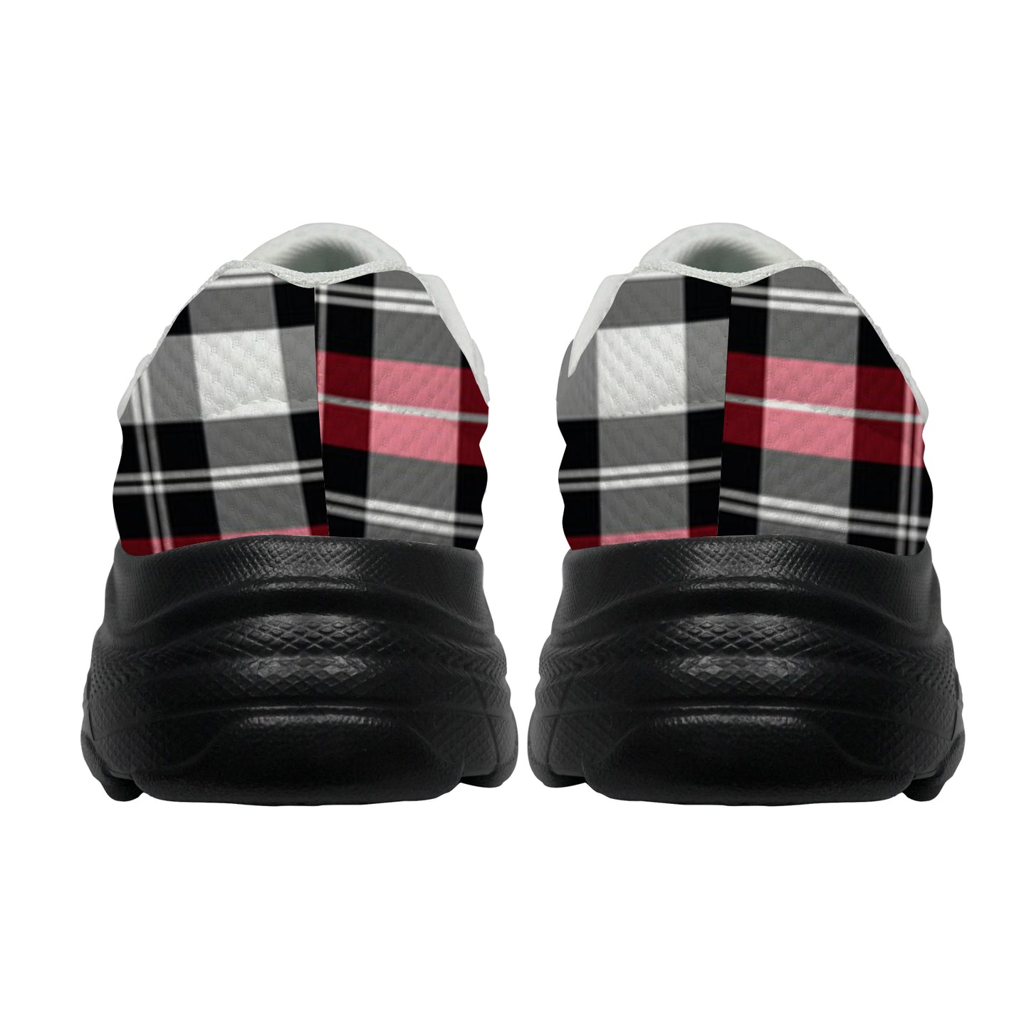 Lyra Men's Chunky Shoes - Red Plaid