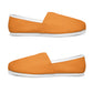 Casual Canvas Women's Shoes - Classic Orange