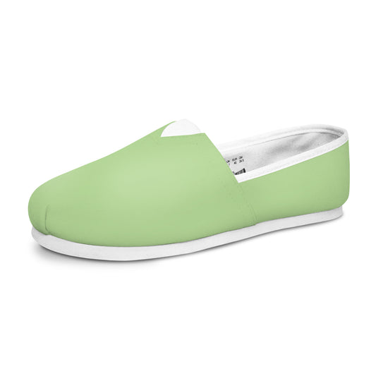 Casual Canvas Women's Shoes - Light Green