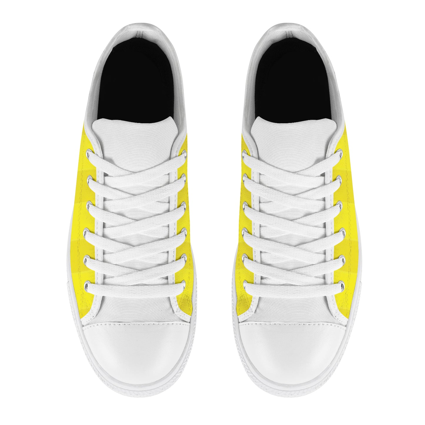 Women's Sneakers - Yellow Stripes