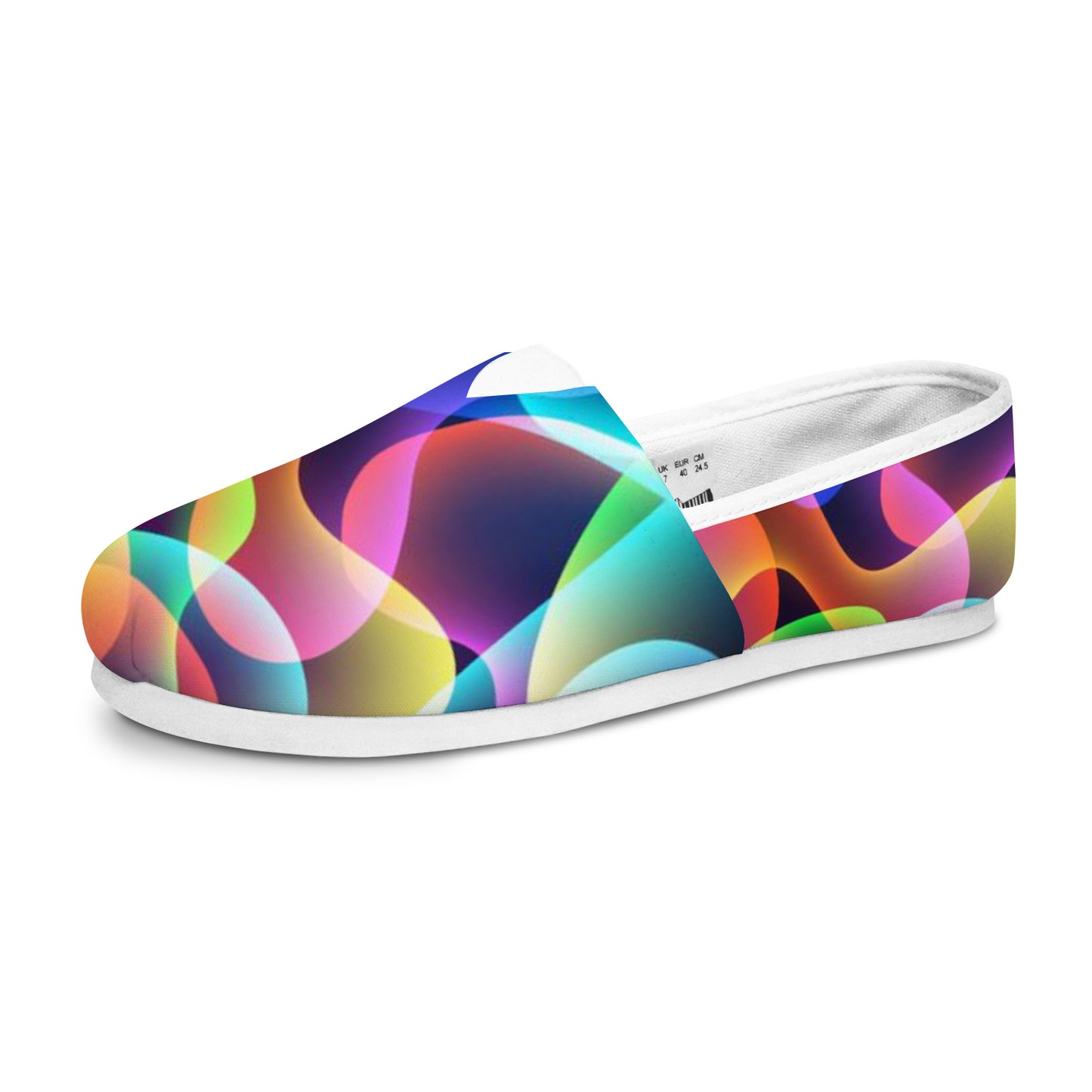 Casual Canvas Women's Shoes - Rainbow