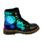 Winter Round Toe Women's Boots - Colored Circles
