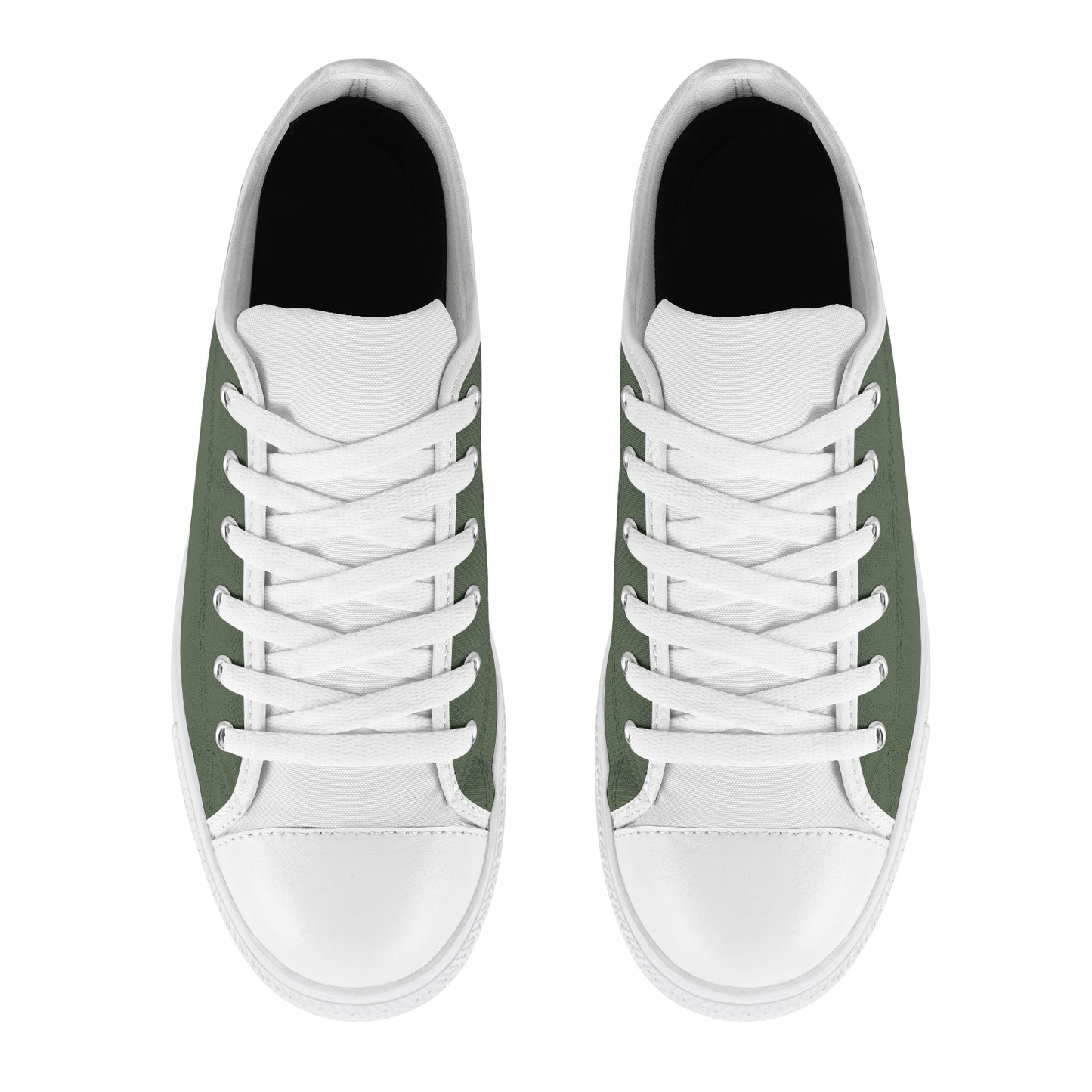 Men's Canvas Sneakers - Classic Green