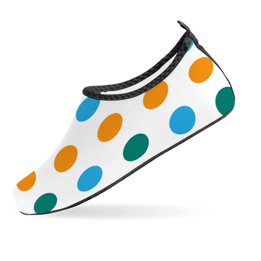 Women's Barefoot Aqua Shoes - Pokadot