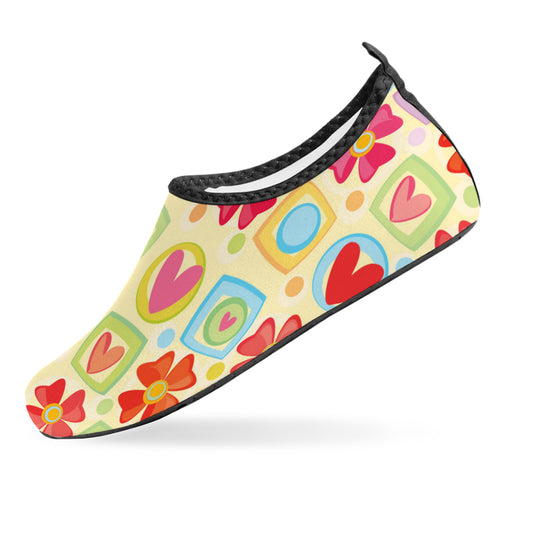 Women's Barefoot Aqua Shoes - Hearts