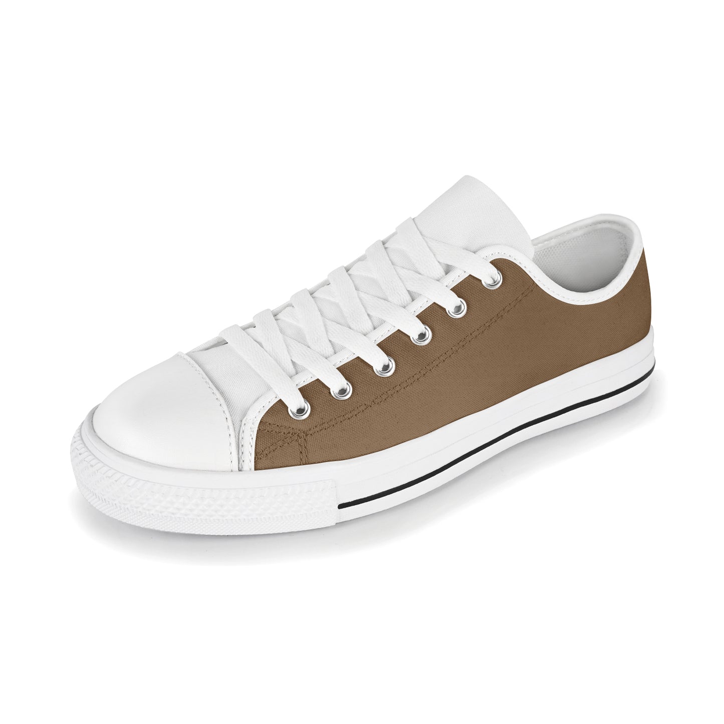 Men's Canvas Sneakers - Classic Brown