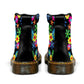 Winter Round Toe Women's Boots - Floral