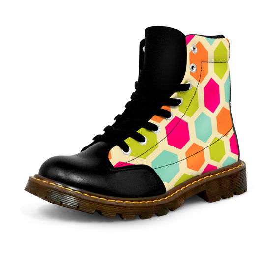 Winter Round Toe Women's Boots - Colorful Hive