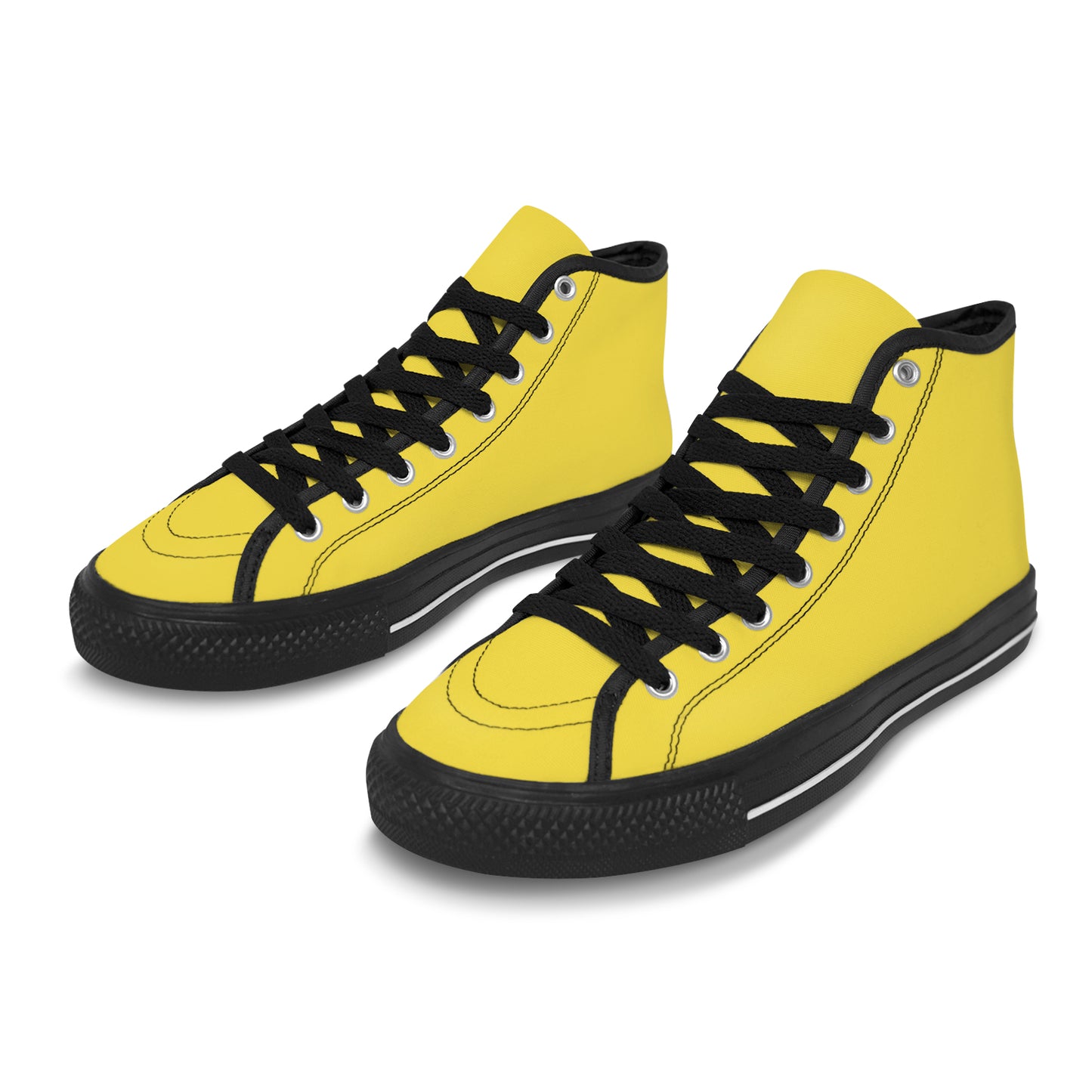 Vancouver High Top Canvas Men's Shoes - Classic Yellow