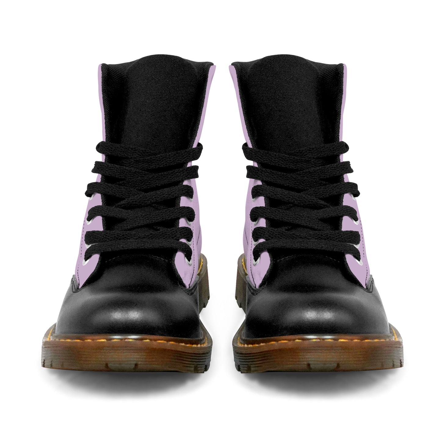 Winter Round Toe Women's Boots - Purple