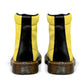 Winter Round Toe Women's Boots - Yellow