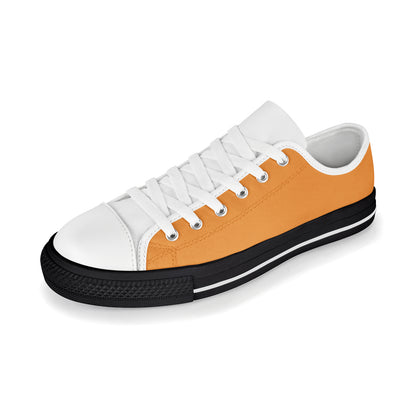 Men's Canvas Sneakers - Classic Orange