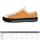 Men's Canvas Sneakers - Classic Orange