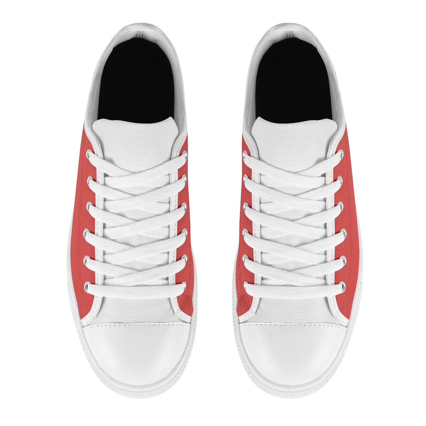 Women's Canvas Sneakers - Classic Red