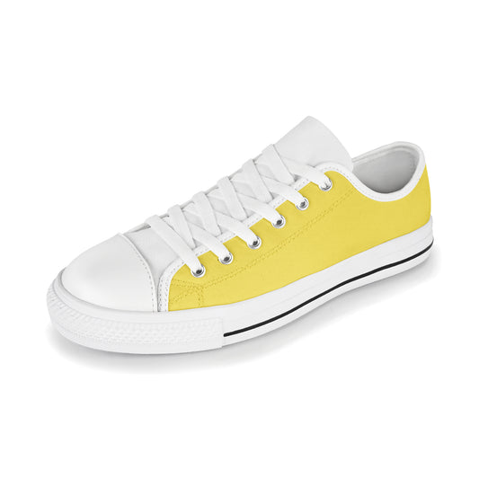 Women's Canvas Sneakers - Classic Yellow
