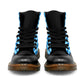 Winter Round Toe Women's Boots - Blue Waves