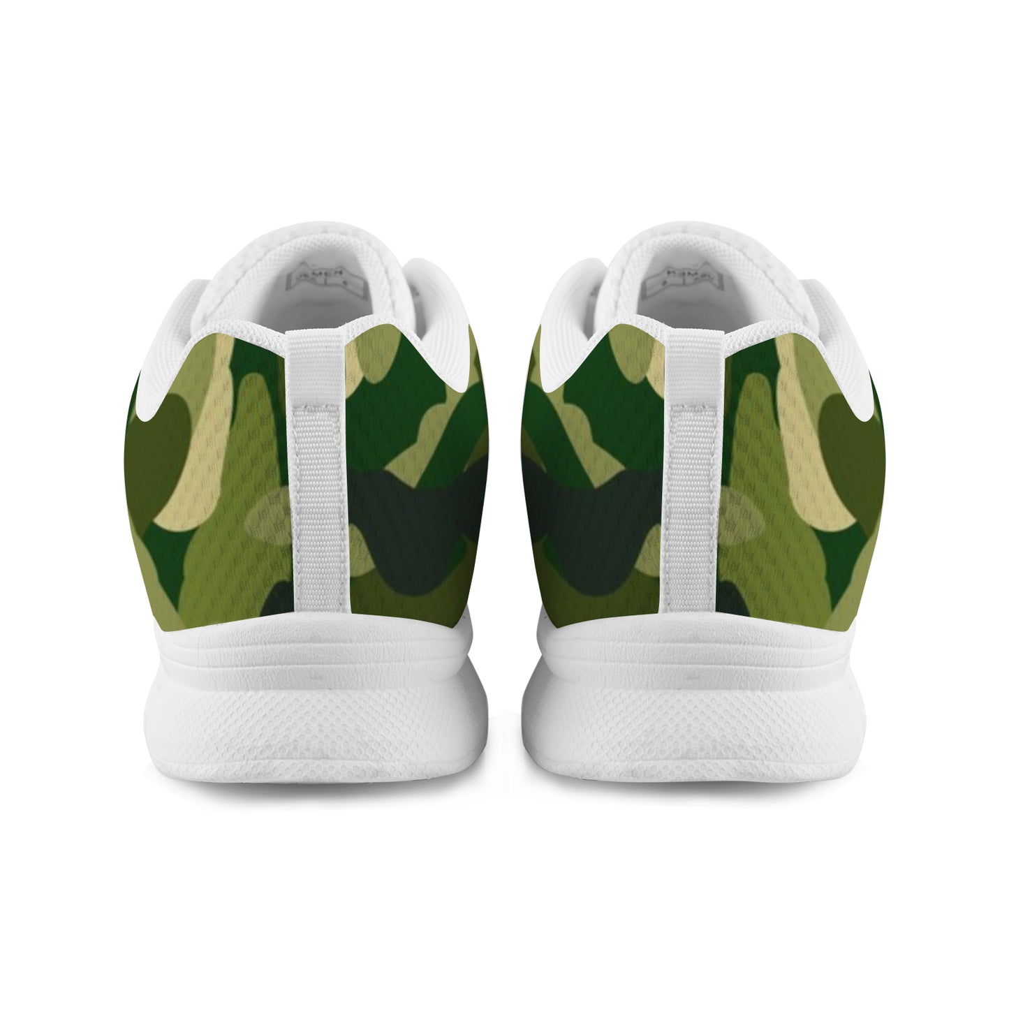 Men's Breathable Sneakers - Green Camoflauge