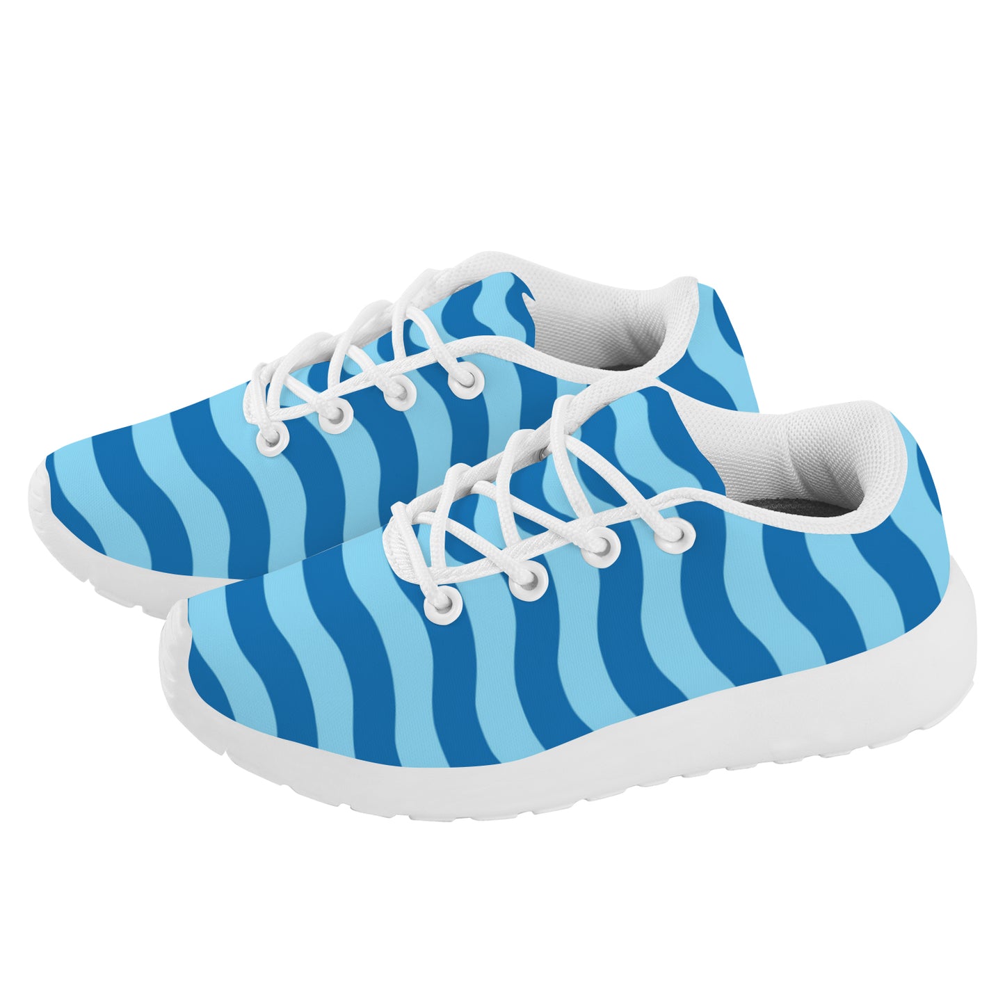 Kid's Sneakers - Blue Waves