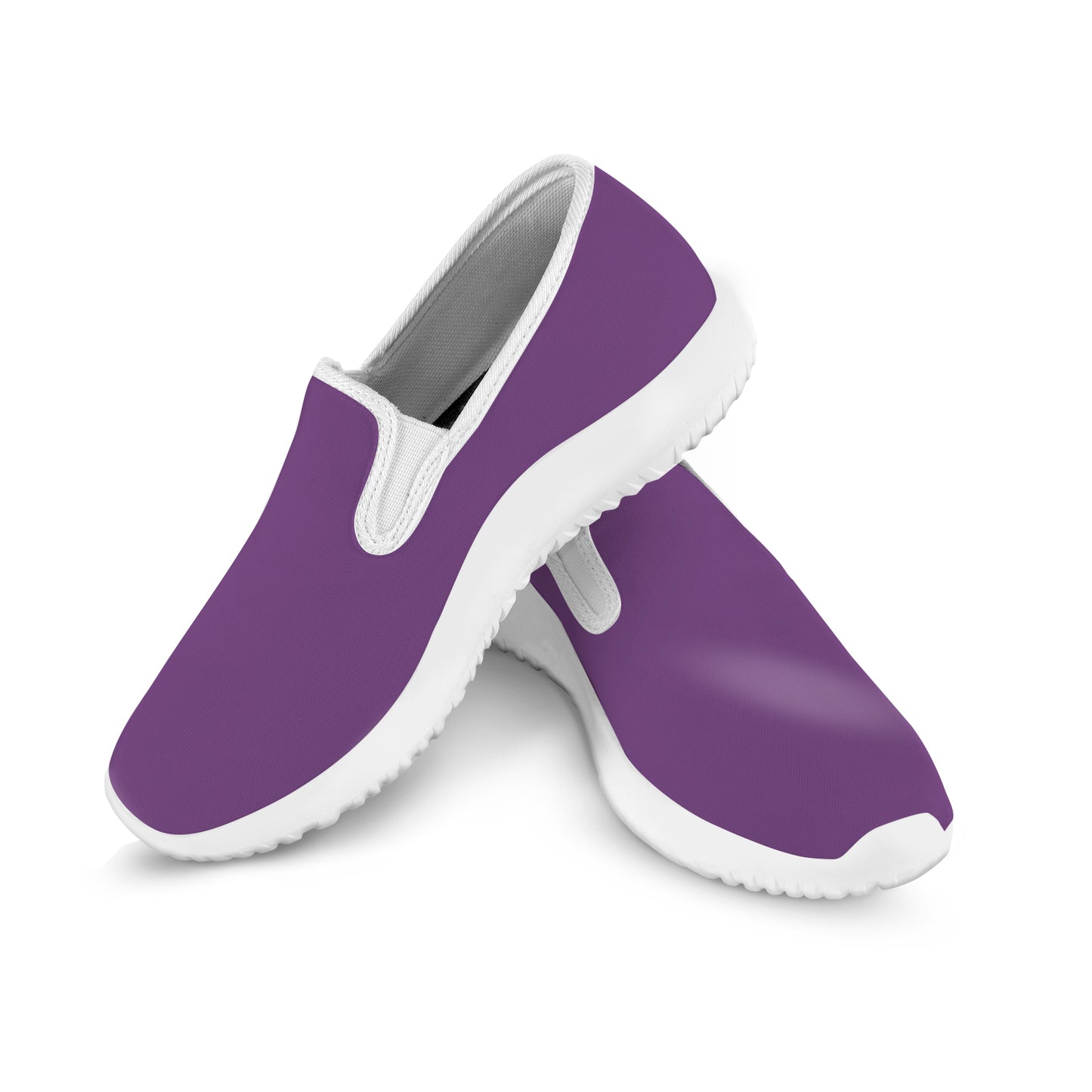 Women's Slip-on Sneakers - Classic Purple