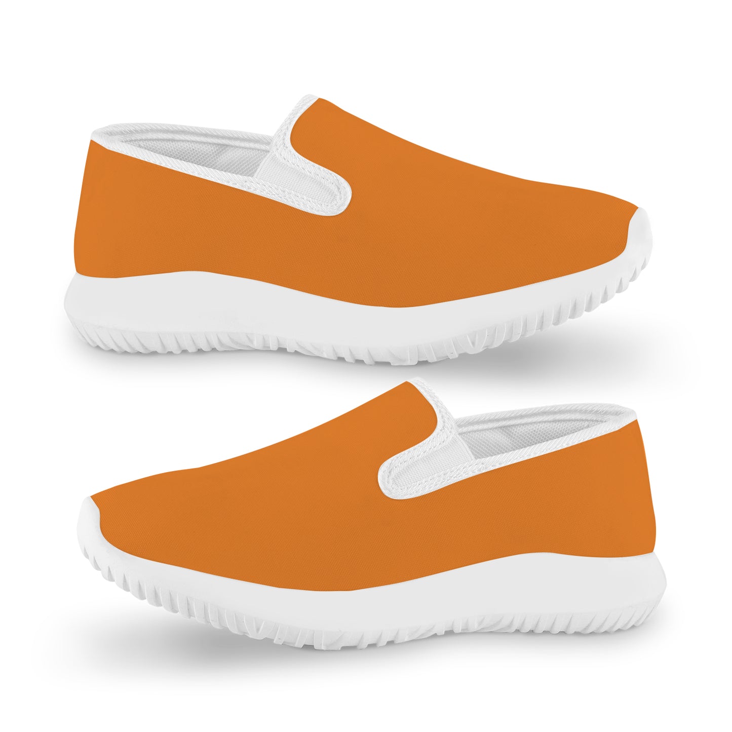 Women's Slip-on Sneakers - Classic Orange