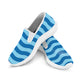 Women's Slip-on Sneakers - Blue Waves