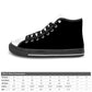 Vancouver High Top Canvas Men's Shoes - Black/White