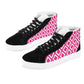 Women's High Tops - Pink Triangles
