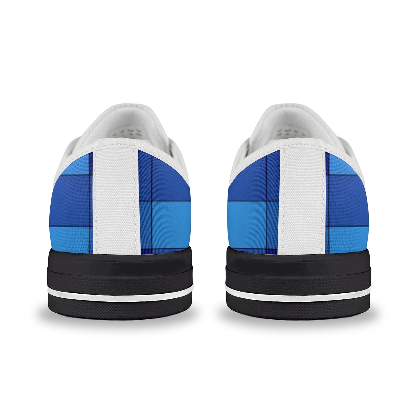 Women's Sneakers - Blue Cubes