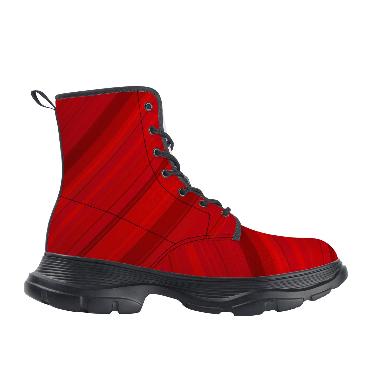 Unisex Chunky Boots - Red