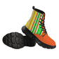 Unisex Chunky Boots - Orange/Green