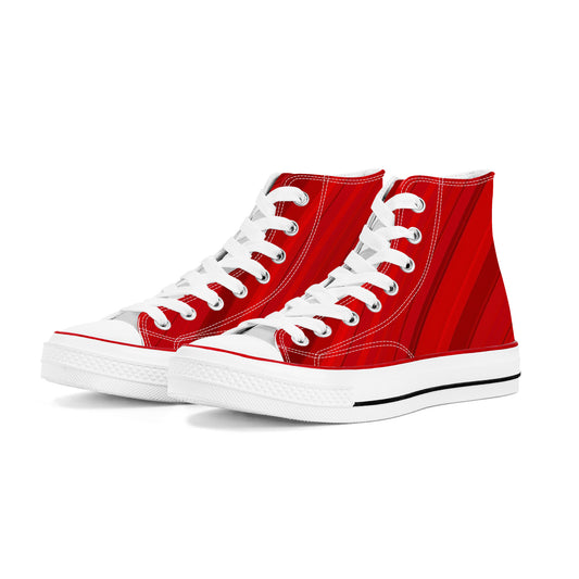 Old School High Tops - Red