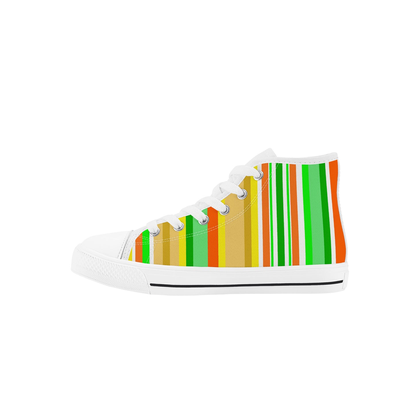 Kids High Top Sneakers - Stripes