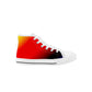 Kids High Top Sneakers - Red/Orange